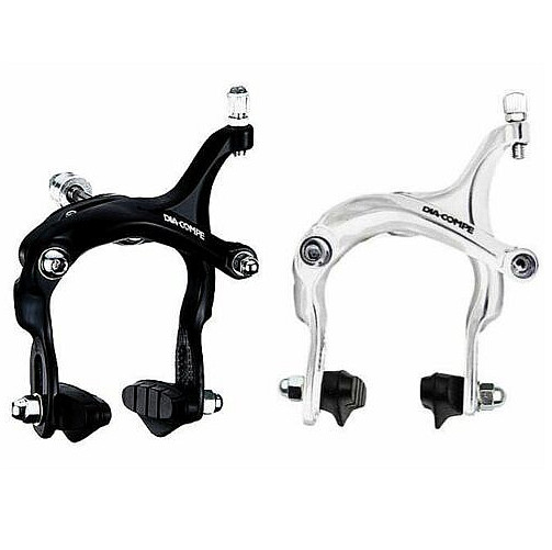 Dia Compe MX-806 Side Pull Bike Brake Caliper 57-75mm Front/ Rear Black/ Silver