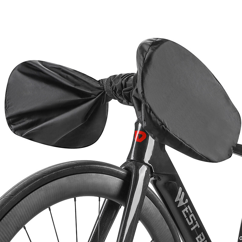 WEST BIKING Waterproof Dustproof Road Bike Handlebar Protector Cover One Size