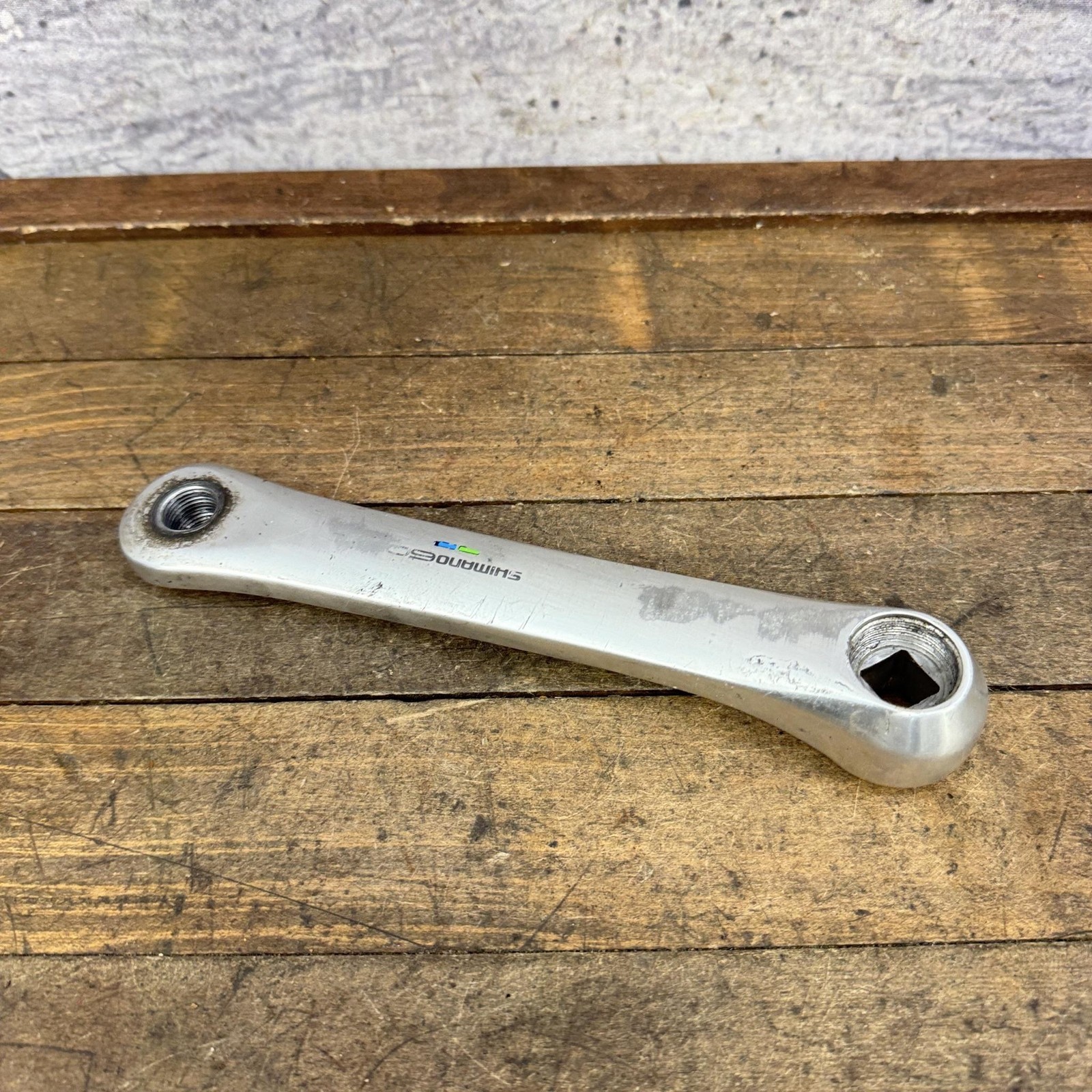 Vintage Shimano 600 Ultegra FC-6400 Crank Arm LEFT 172.5mm Japan Silver Tricolor