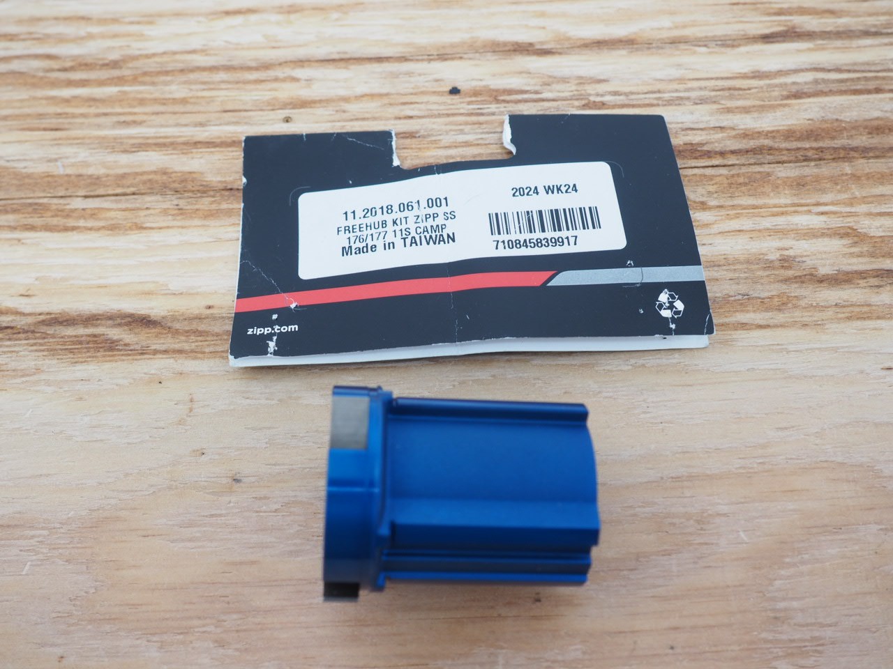 New! ZIPP 176/177 11 Speed Campagnolo Freehub Body Blue 3-Pawl 11.2018.061.001