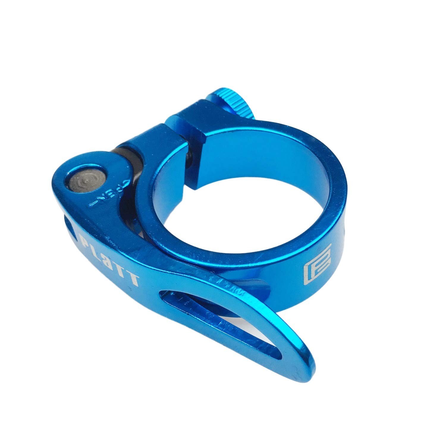 PLATT Bicycle Seatpost Clamp Quick Release Aluminum 34.9mm Black
