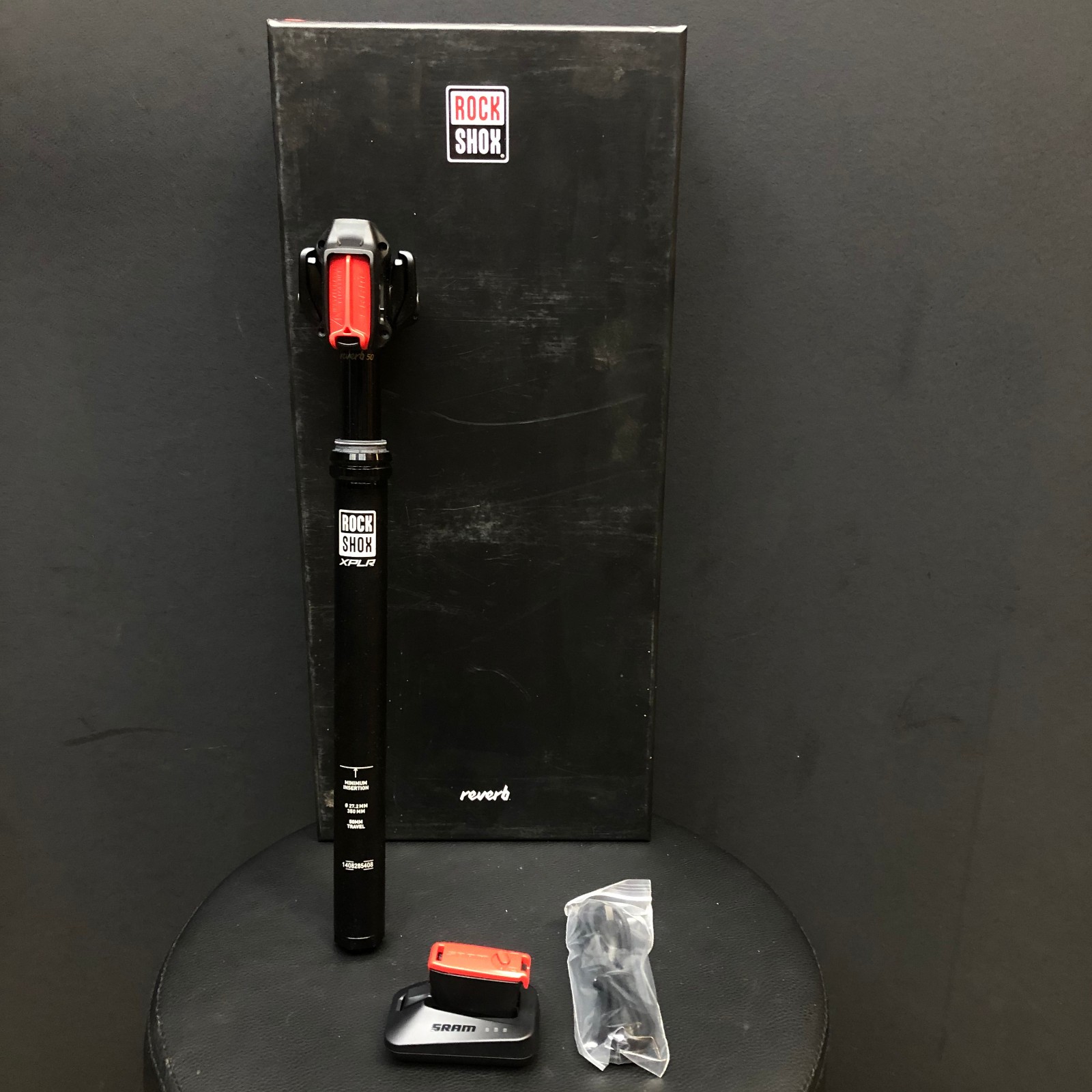 NEW Rockshox Reverb AXS 27.2x350mm 50mm Dropper Seatpost Sram Mountain Bike NIB