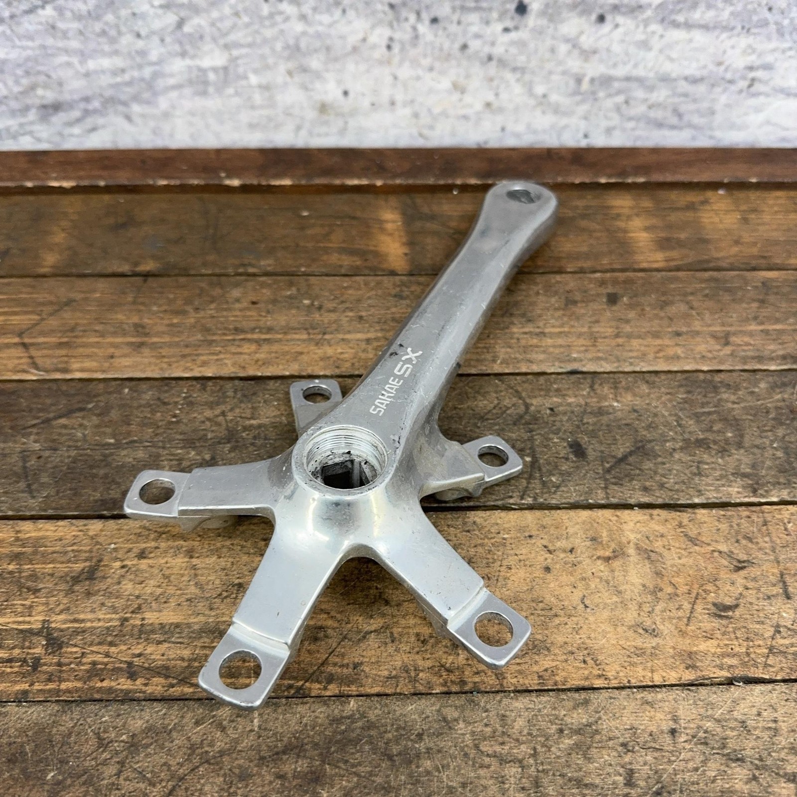 Vintage Sakae SX Crank Arm RIGHT 170mm 110 BCD Square Taper Triple Silver