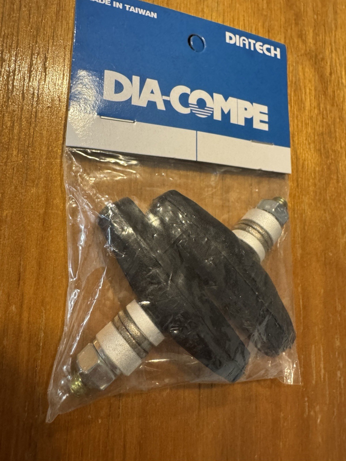 Dia-Compe Diatech Hombre threaded BMX bicycle brake pads – BLACK