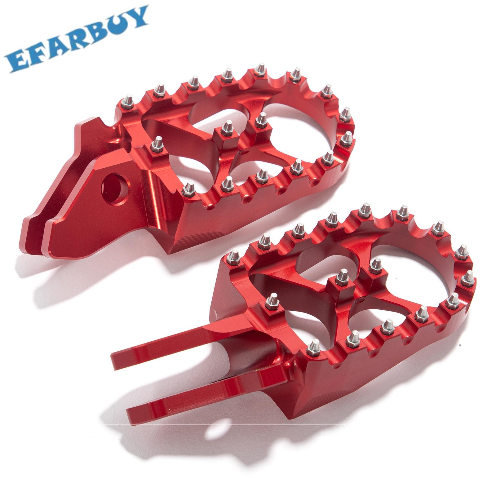 For Sur-Ron Red Billet Foot Pegs Footpegs Footrest Pedal Ultra Bee Dirt E-Bike