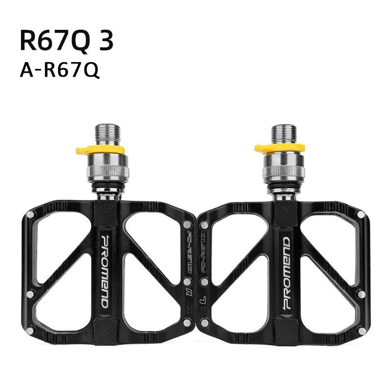 PROMEND Quick Release Road Folding Pedal Bike Pedals 3 Bearing 9/16 in Sealed