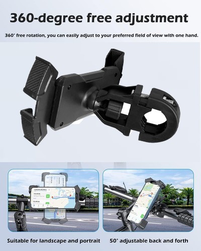 Bicycle Cell Phone Holder 360° Motorcycle MTB Bike Mount Holder GPS Universal