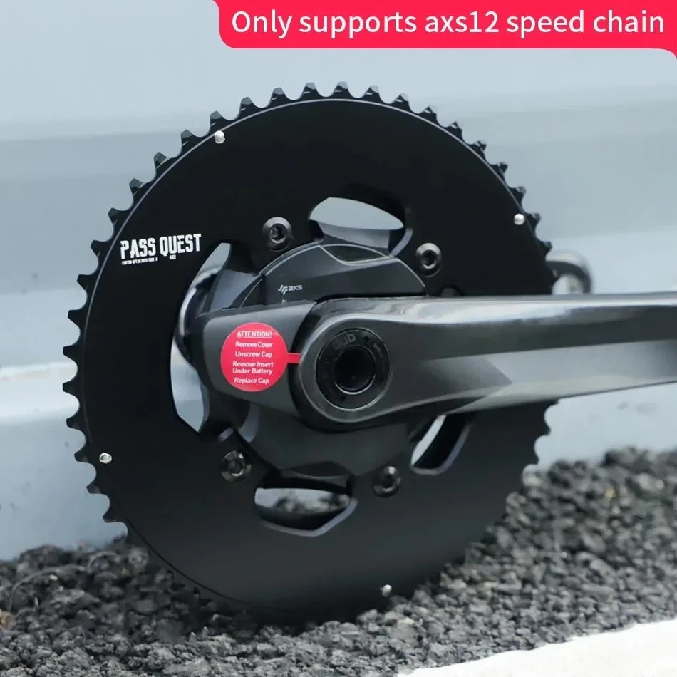 Road/Gravel Bike 107BCD Double Chainring 2X Sprocket F 46-33 48-35 50-37 52-39T
