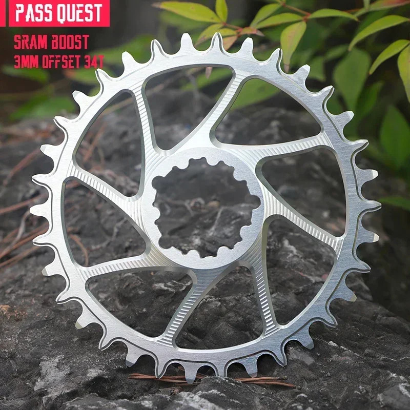 3mm Offset for Crankset Mountain Bicycle Narrow Wide Chainring 28-38T Chainwheel