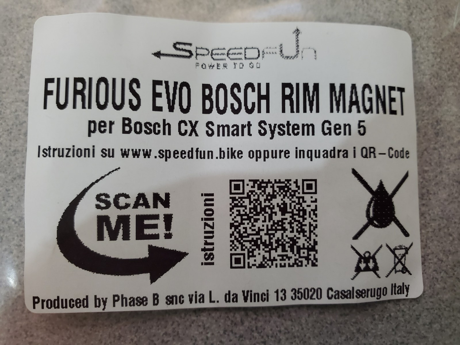 SpeedFun Furious Evo easy+ Tuning Kit Bosch Smart System CX Gen 5 Rim Magnet