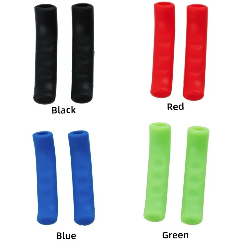 1 Pair Silicone Bike Brake Lever Grips Protective Cover Cycling Accessory – NEW