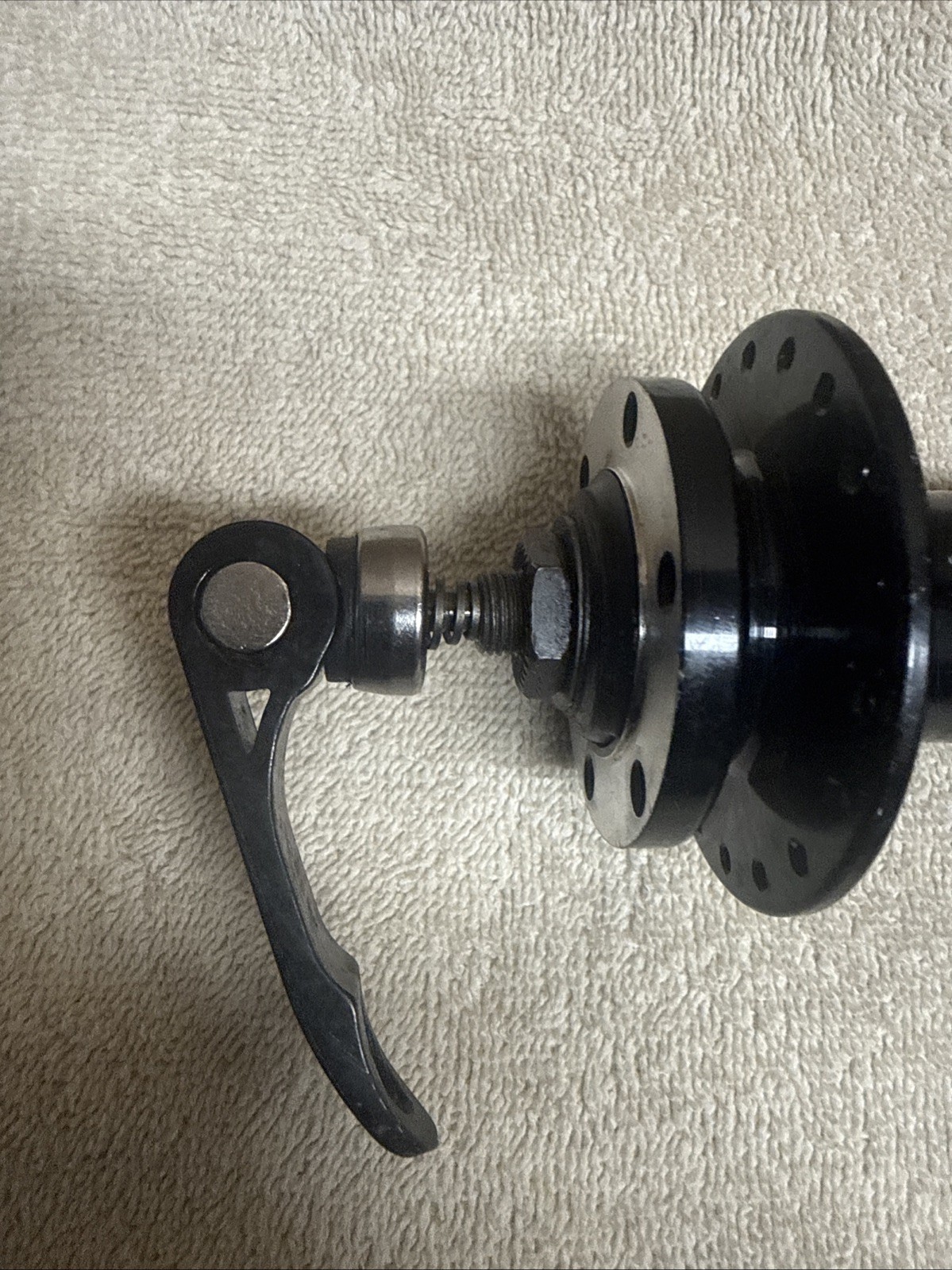 Quando Fat bike front hub aluminum 135mm QR disc type. PREOWNED