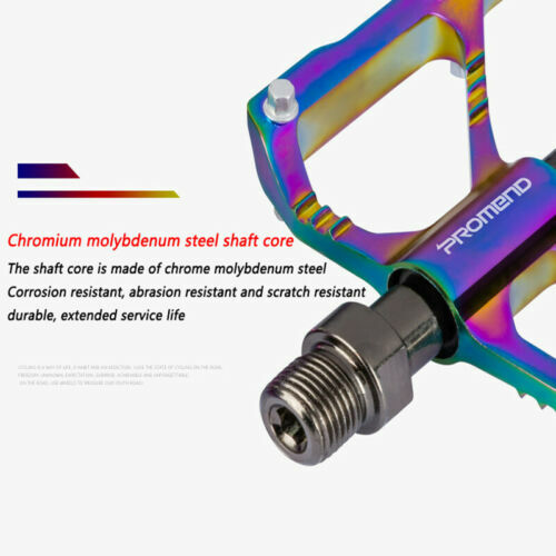 PROMEND 9/16 inch Aluminium Carbon Bicycle Pedal MTB Road Bike Pedal 3 Bearings