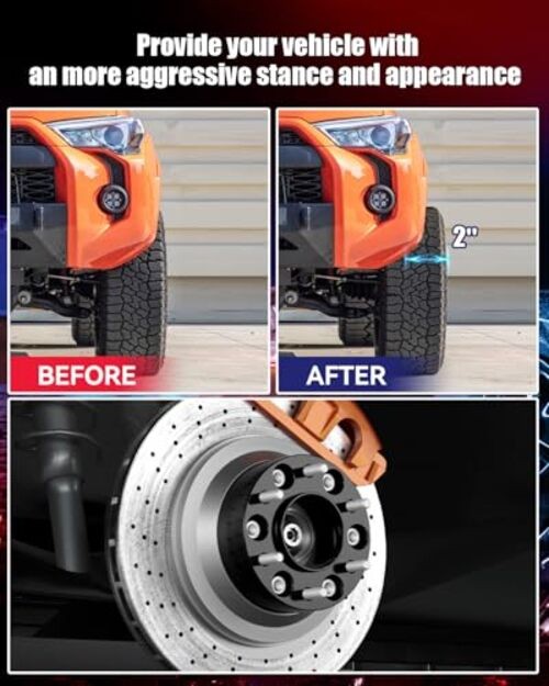 2 inch 6×5.5 Wheel Spacers for 2019-2026 Ram 2 inch for 2019-2026 ram 1500
