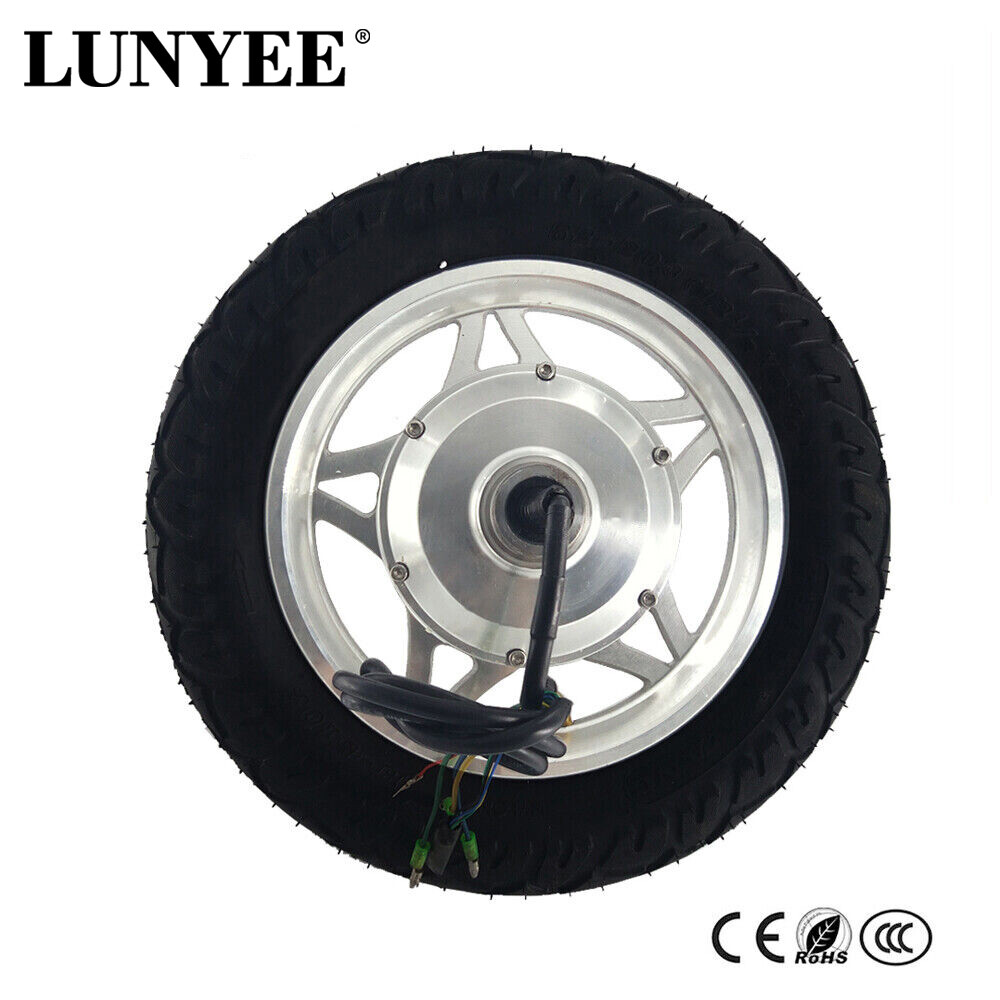 12 inch Electric Wheelbarrow Gear Motor High Torque Hub Motor Narrow Tyre