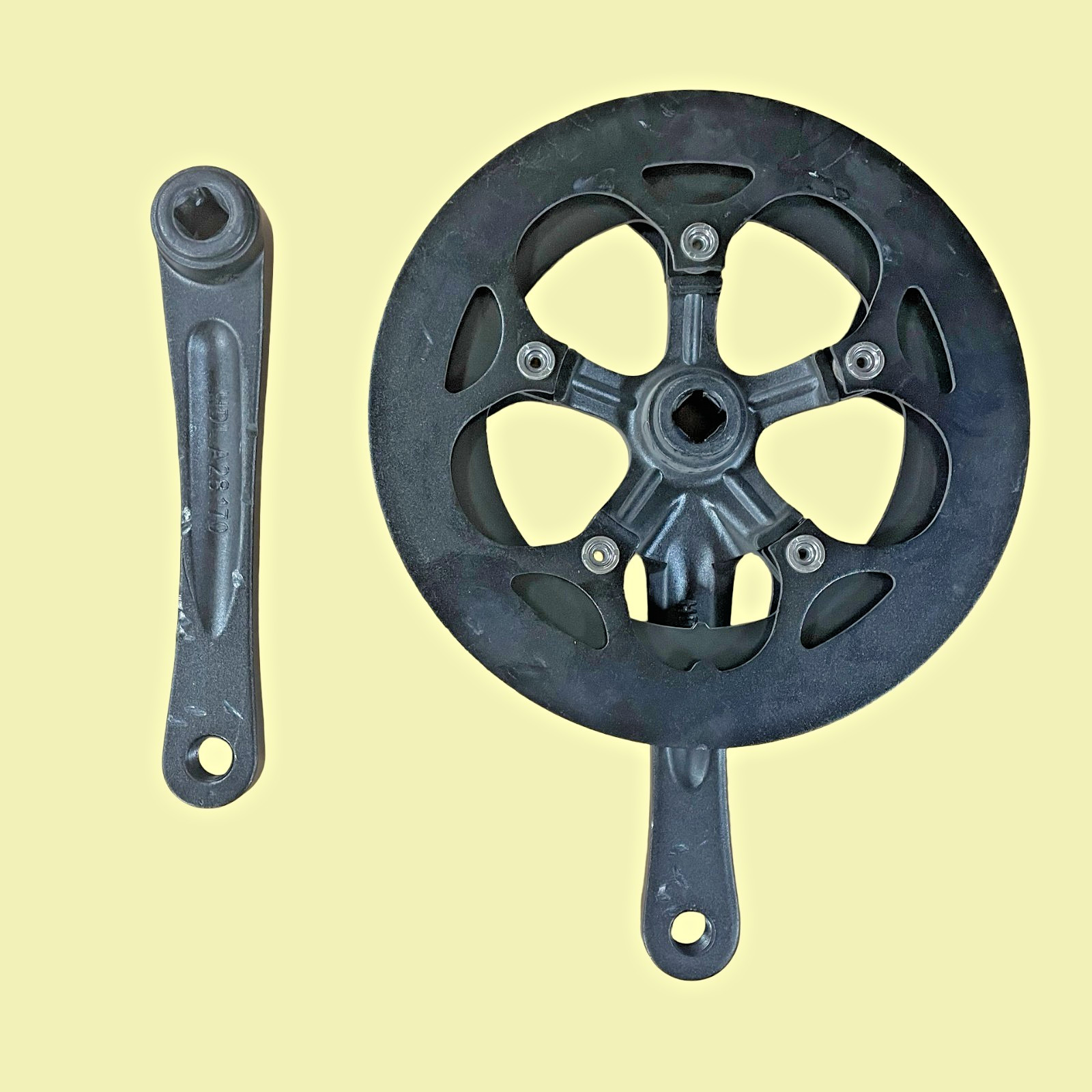 OEM Heybike Tyson E-Bike Front Crankset Crank #4391 HBTS
