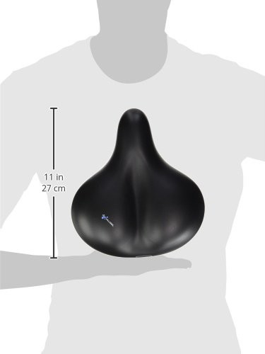 Manhattan Saddle, Black, 27 x 45 x 10 cm