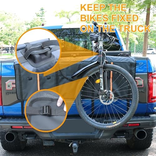 Tailgate Pad for Mountain Bikes Waterproof Pickup Truck Tailgate Protection