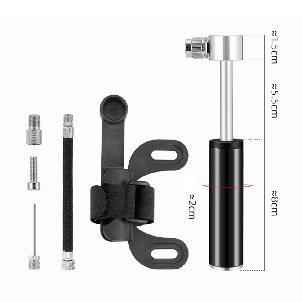 Compact Air Pump with for stand for Bicycles Portable Design for Easy Carrying