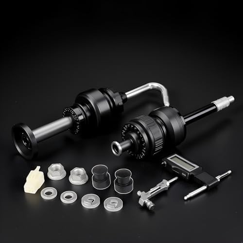 EBike Hub Motor Axle Kit, 12mm Shaft, Front Lock Nut with Washer and Cover, E…