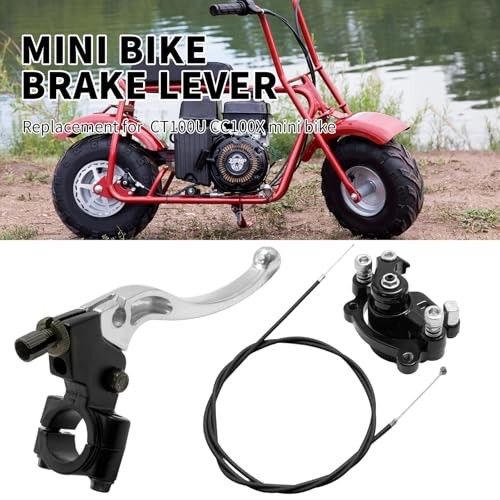Mini Bike Hydraulic Brake Kit 180mm Mini Bike Disc Brake Rotor Caliper,