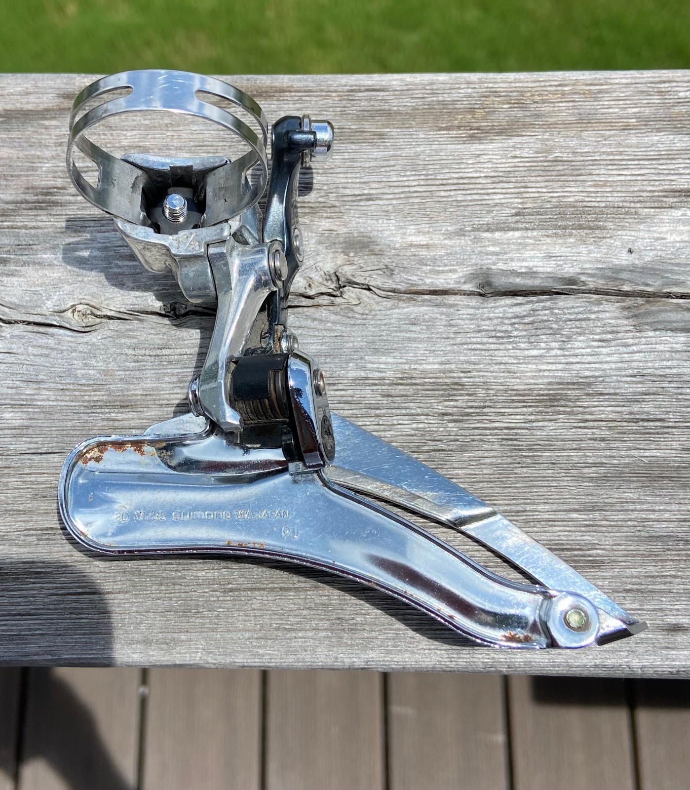 Shimano Deore XT FD-M735 Triple Front Derailleur 34.9 mm bottom pull