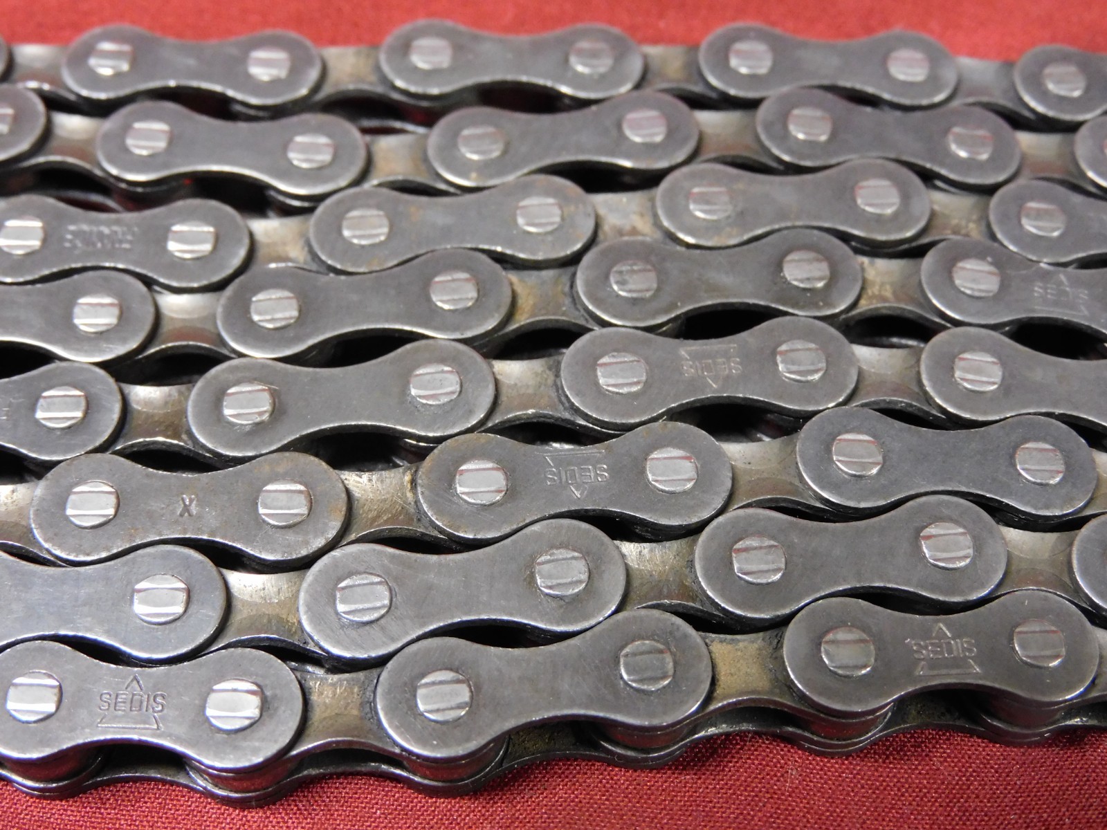 1970’s Vintage Brown Sedisport Bicycle Road Chain 1/2″ x 3/32 108 Link