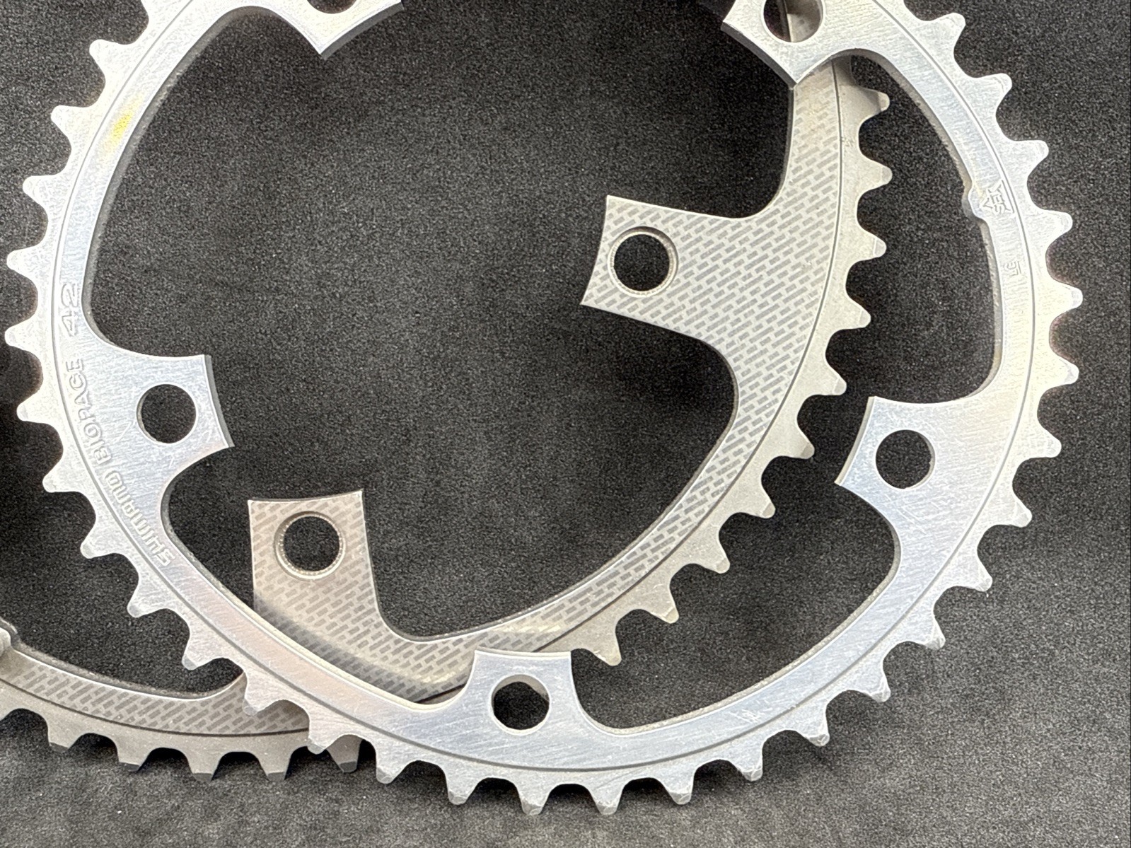 NEW Shimano 600 BIO-PACE 52/42-tooth Chainring Set 130mm BCD
