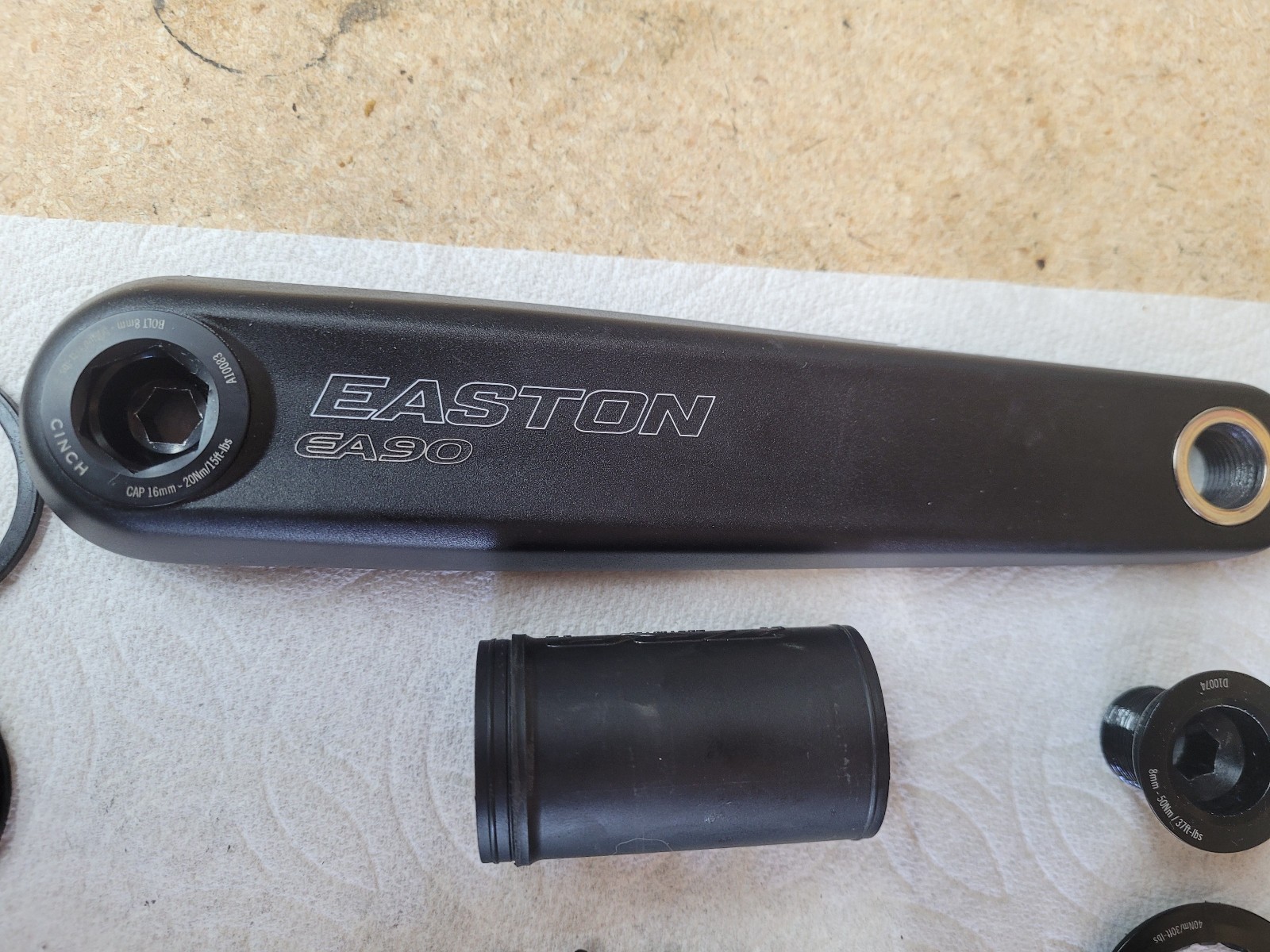 Easton EA90 170mm Crankset with 42t Easton Chainring and TRP Bottom Bracket