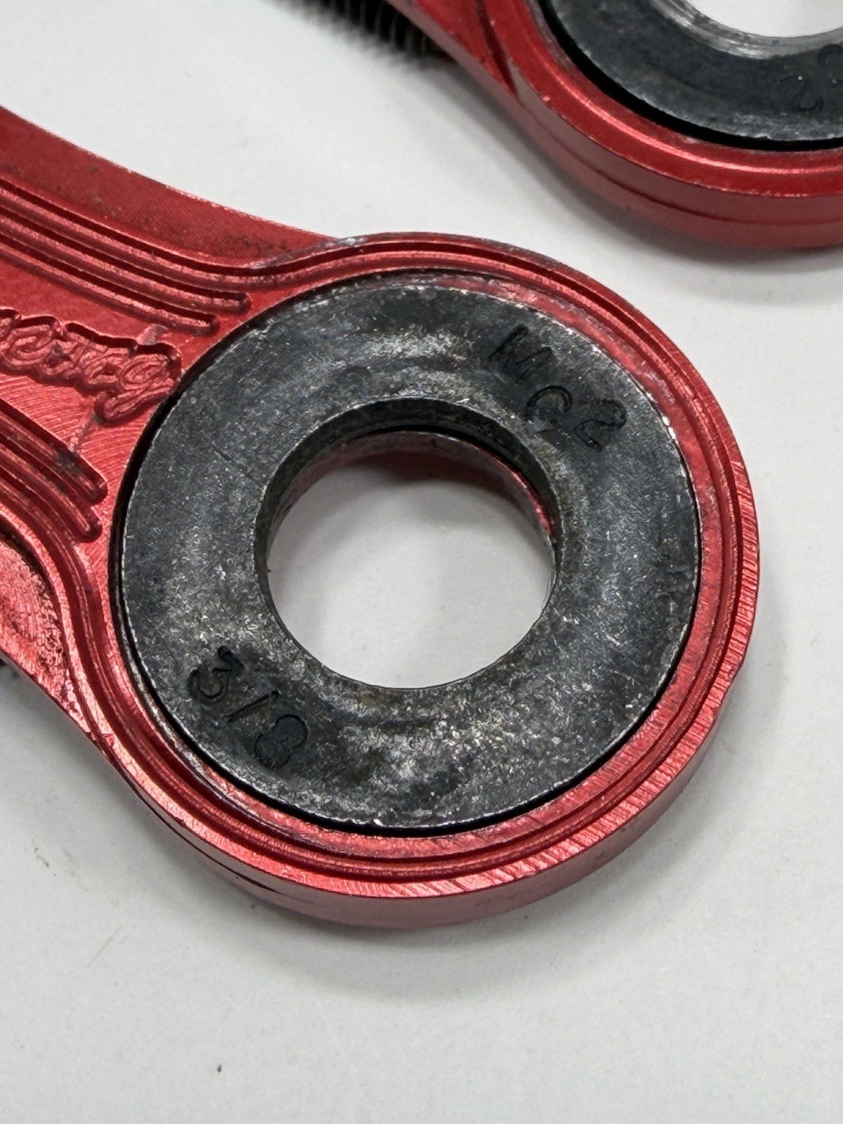 Profile Racing BMX Anodized Red Chain Tensioner Set 3/8″ Axle Mid School USA