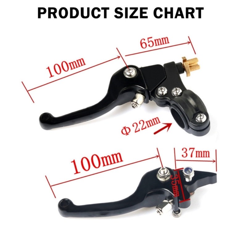 C-n-c Machined Aluminum Motorbike Grip Brake Handle Pliable Plan For CRF250L