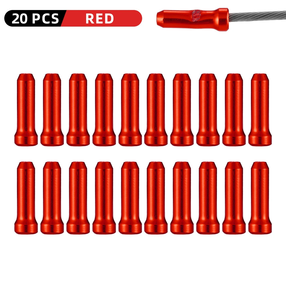 Bike Cable End Caps Aluminum Brake Shift Wire Tips Crimp MTB Road 10-100Pcs