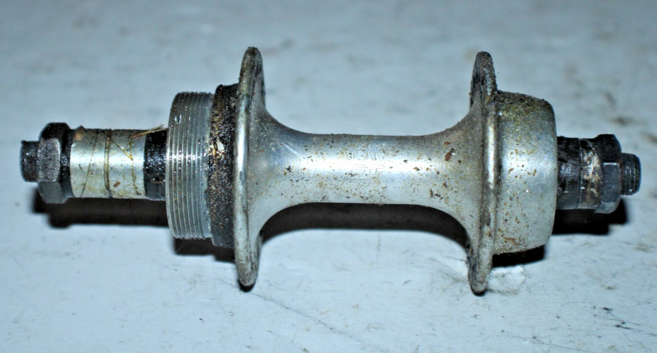 Vintage Rear Road Bike Hub Freewheel Silver 36H 134mm 6 Speed Fast USA Shipping!
