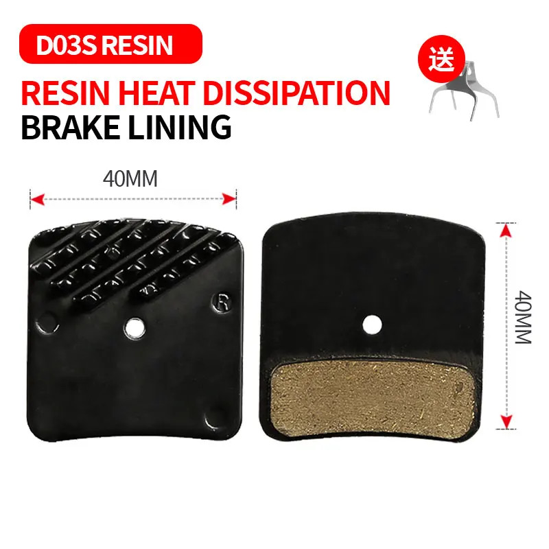 MTB Bike Disc Brake Pads J02A Resin Ice Tech Bicycle Hydraulic Brakes Pad Calipe