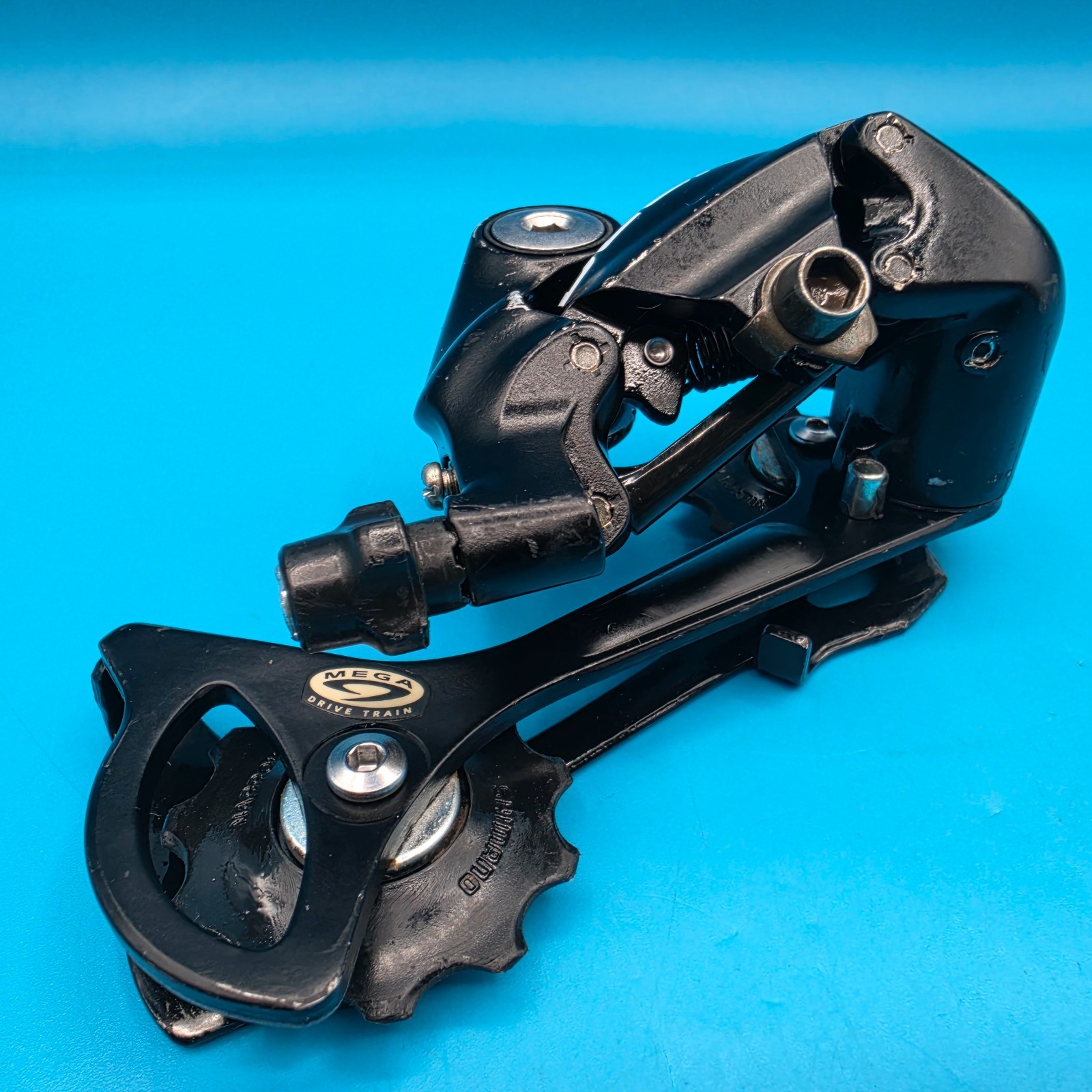 Shimano Deore Long Cage Mountain Bike Rear Derailleur 9×3 Speed RD-M510 VGC! g13