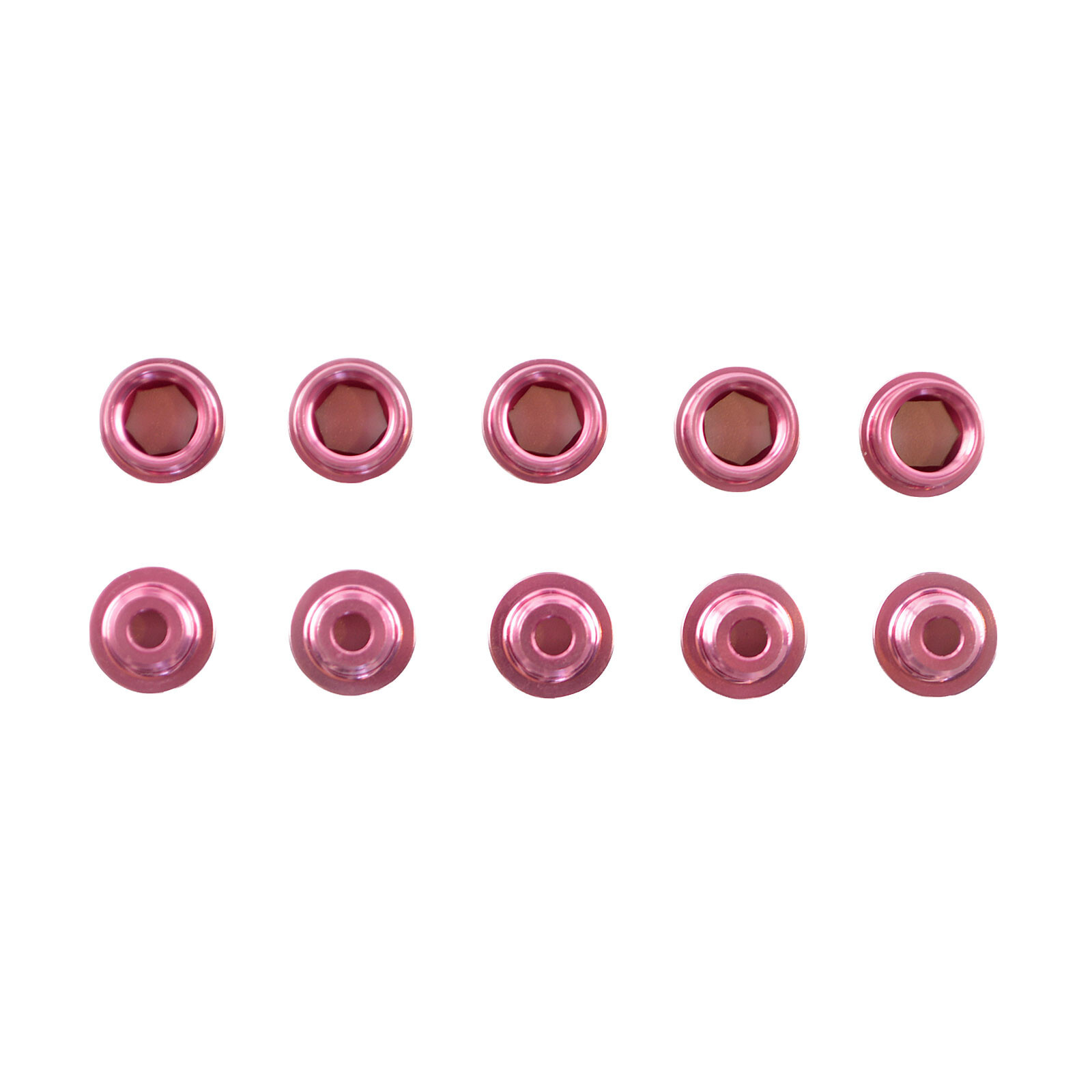 OMNI Racer WORLDS LIGHTEST Ultra-Lite Road Crankset Chainring Bolts: PINK