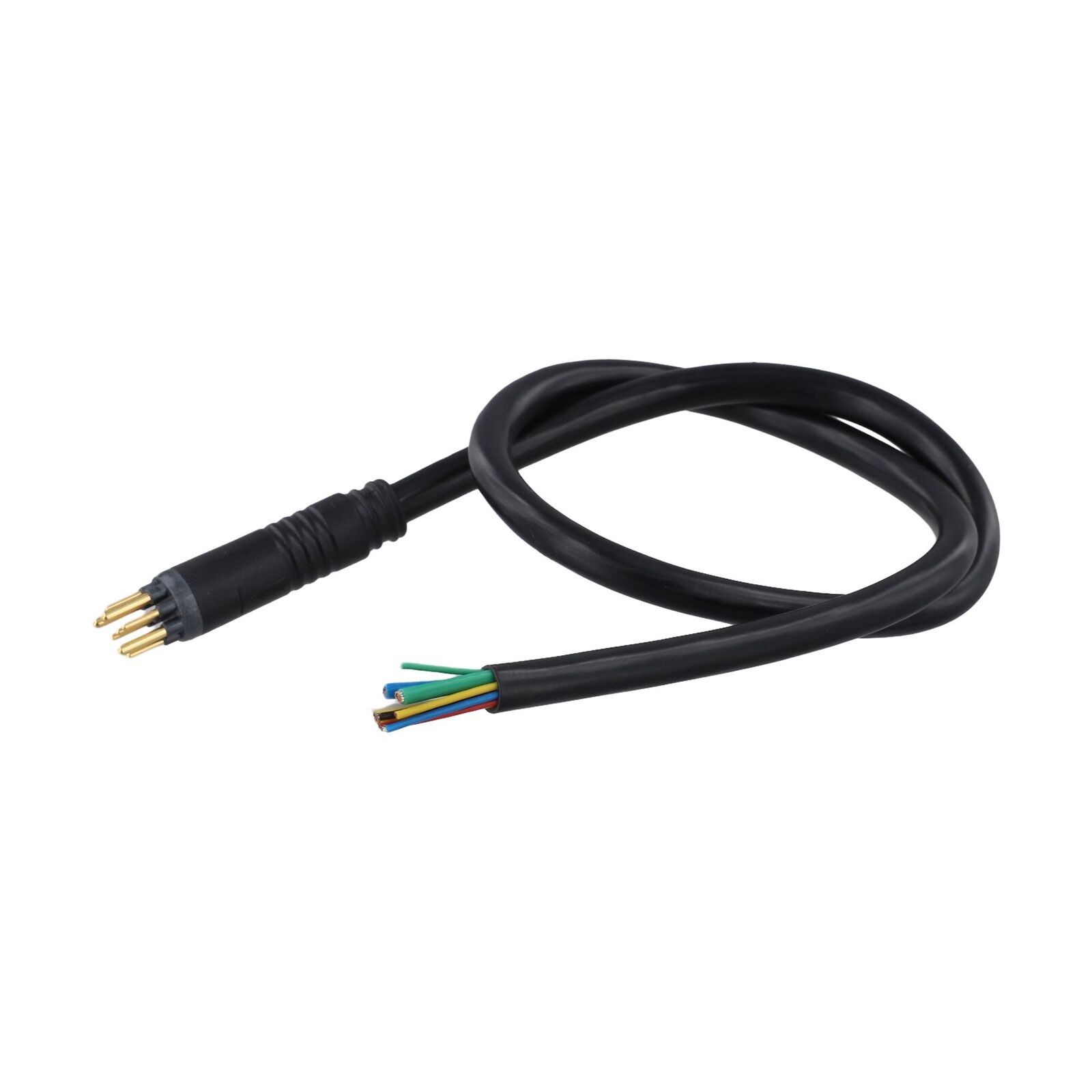 Ebike Motor Cable Black Pvc Material Compatible With 250W-1000W Motors