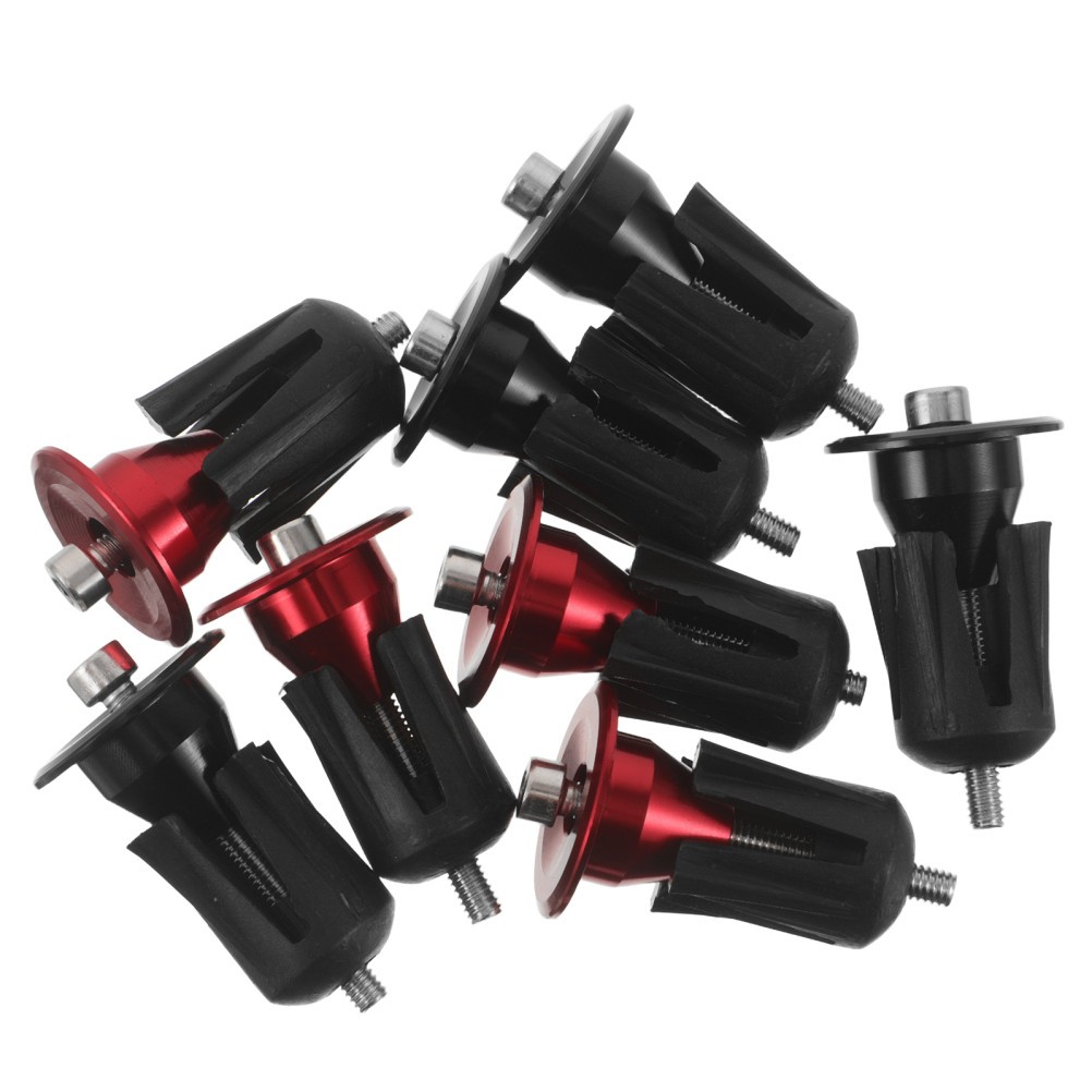 4Pairs Durable Aluminum Grip End Caps Bike Handlebar Dust Protective Plugs