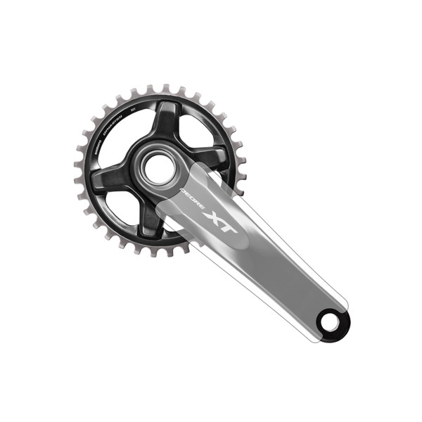 Shimano Deore XT M8000 Crank Arm Protection Set | Shield Clear Vinyl Protector