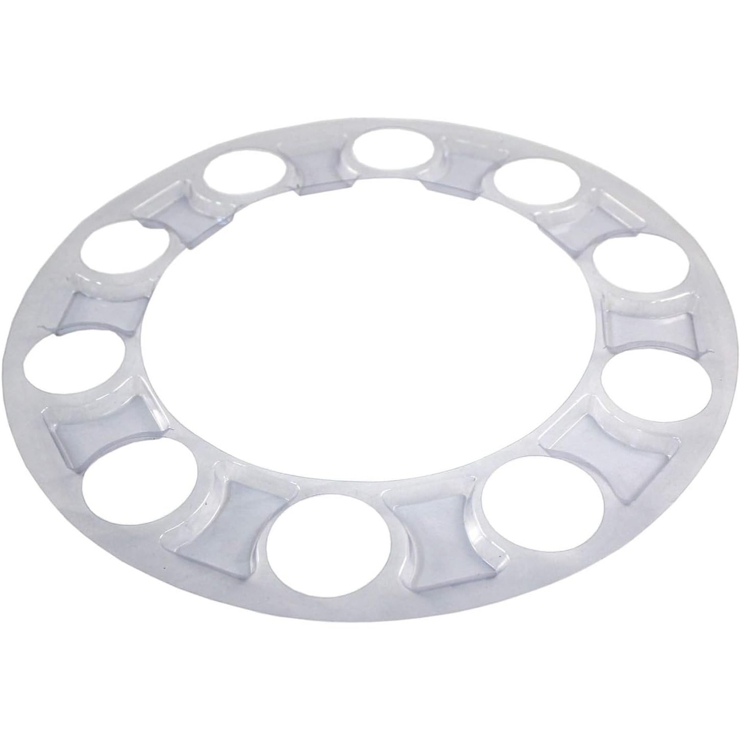 33mm Chrome Front Axle Wheel Cover Set for Semi Trucks ABS Plastic Wheel Hub …