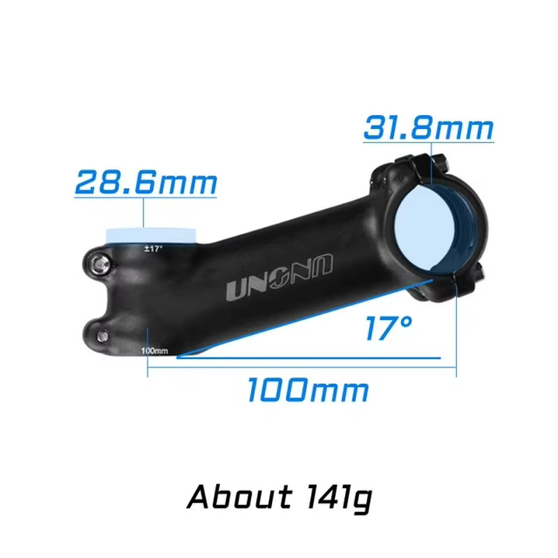 UNO Bike Stem 31.8mm -7° 17° 35° Ultralight MTB Road Stem 60-130mm Alloy
