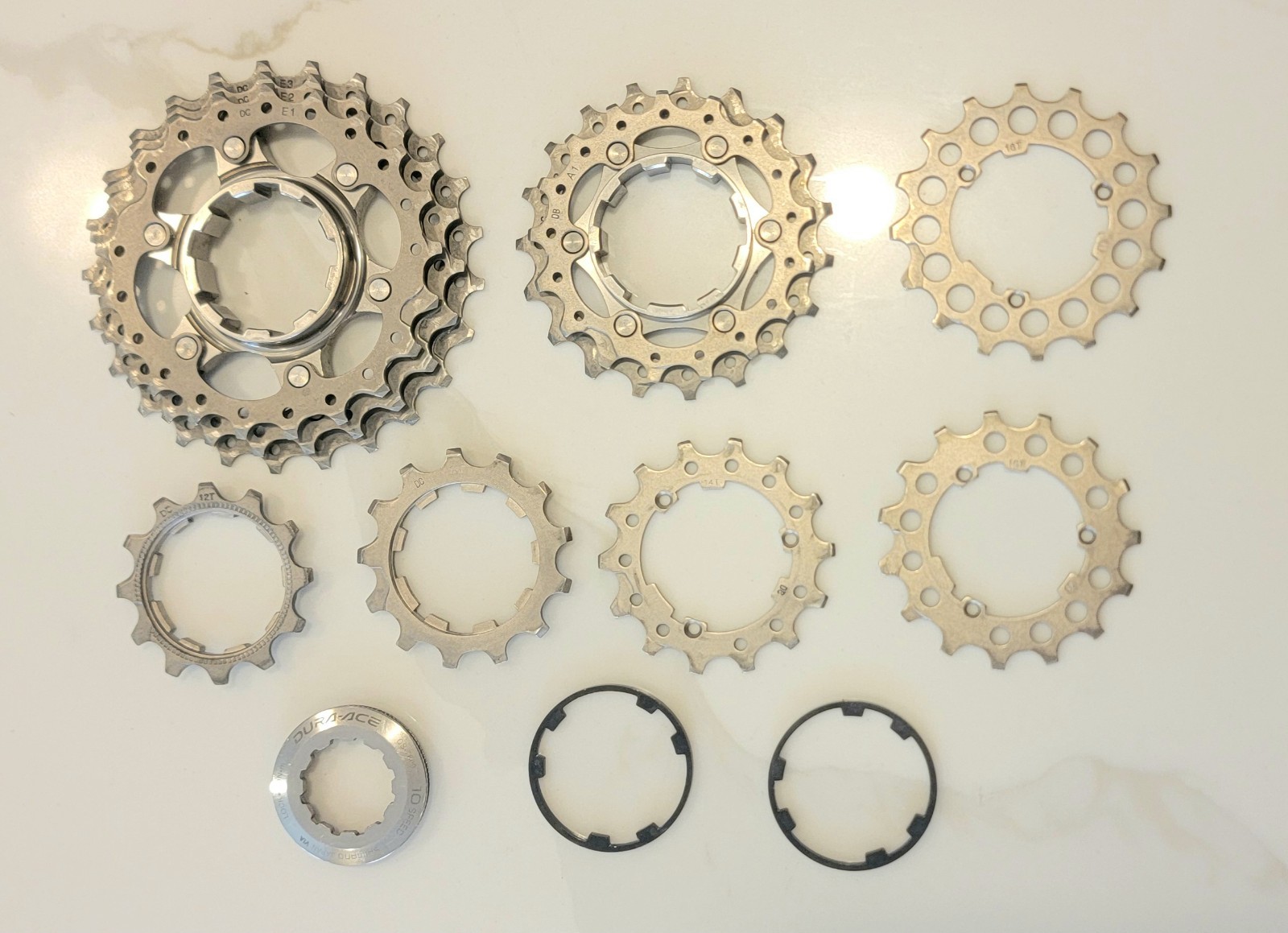 Shimano Dura Ace CS-7800 12-25T 10 Speed Titanium Cassette ONLY 193 Grams