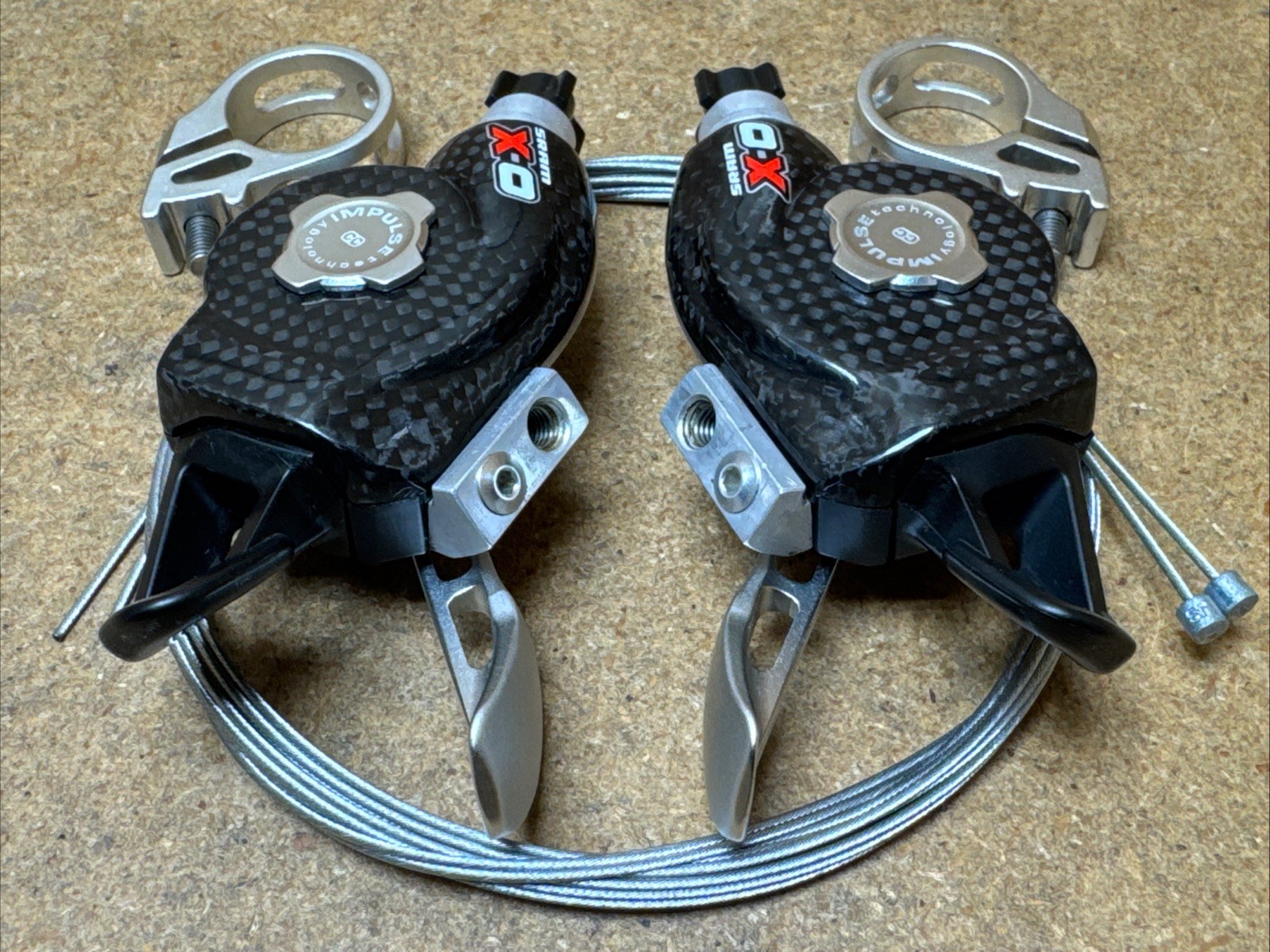 SRAM X0 – 3 x 9 Speed Trigger Shifter Set, Shifters, 9s Triple 27, EXCELLENT!