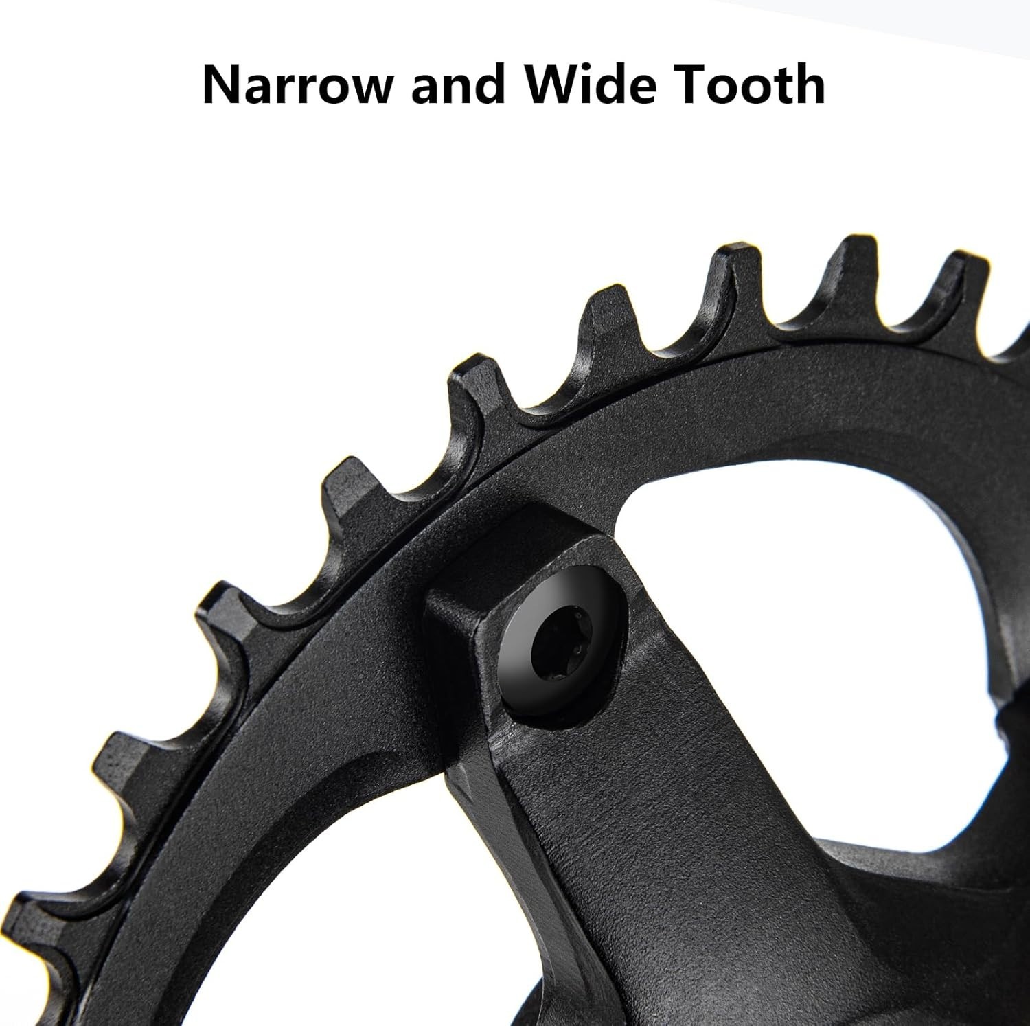 Lightweight 170mm MTB Crankset – Square Taper, 104 BCD – Customizable Chainrings