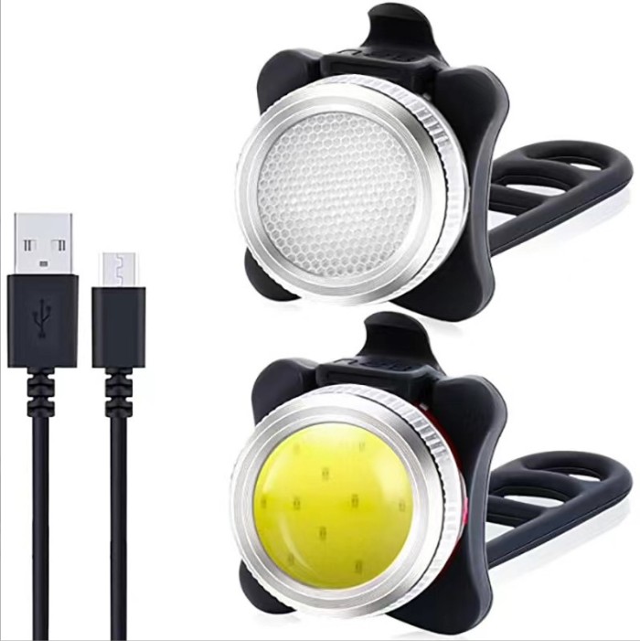 USB charging Headlight Front Light Led Lamp Horn for Bicycle E-Bike Electric