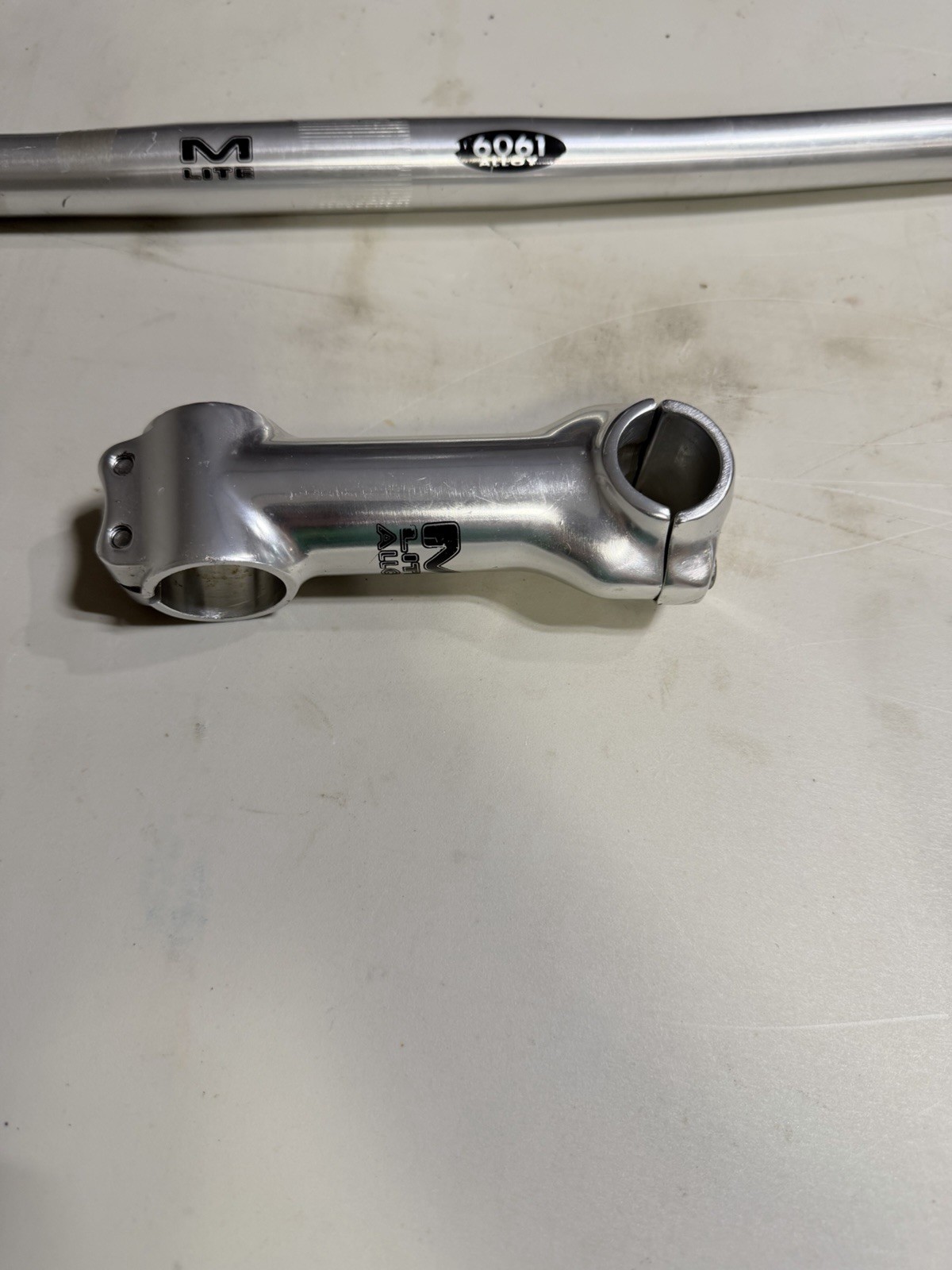 Marin Lite Vintage Aluminum Handlebar and Stem. In Used Condition