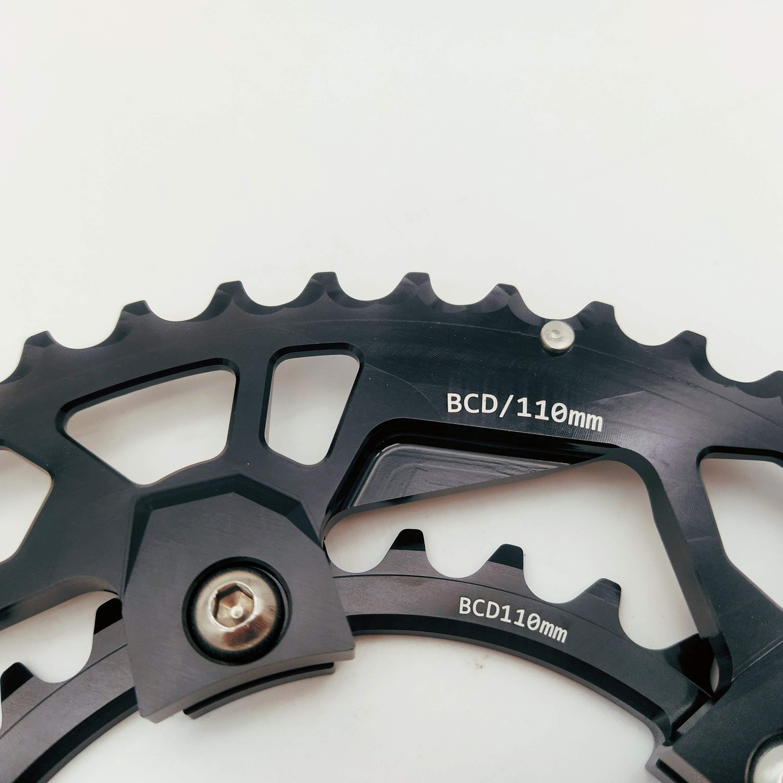 bikinGreen 48/31T V3 CNC Chainring For Shimano 4 Arm 9-12 Speed Road Gravel