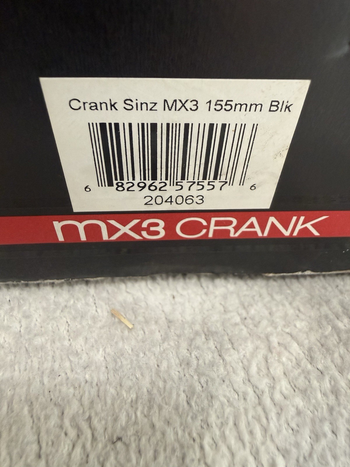 Sinz Bmx Mx3 Crankset 155mm Cranks
