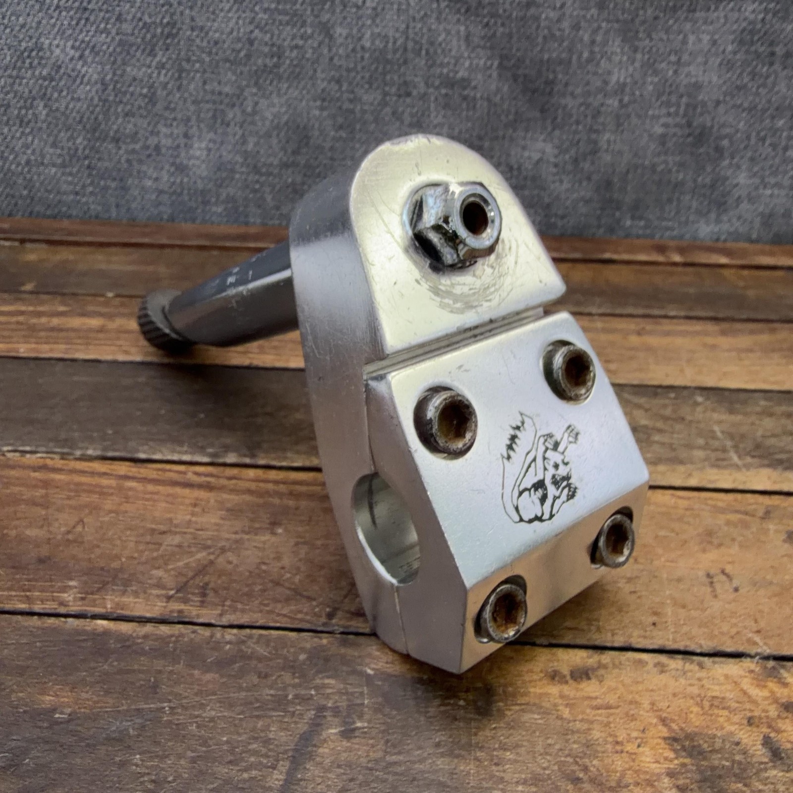 Vintage Mongoose BMX Quill Stem 22.2 QUILL Cruiser Klunker Cafe Alloy