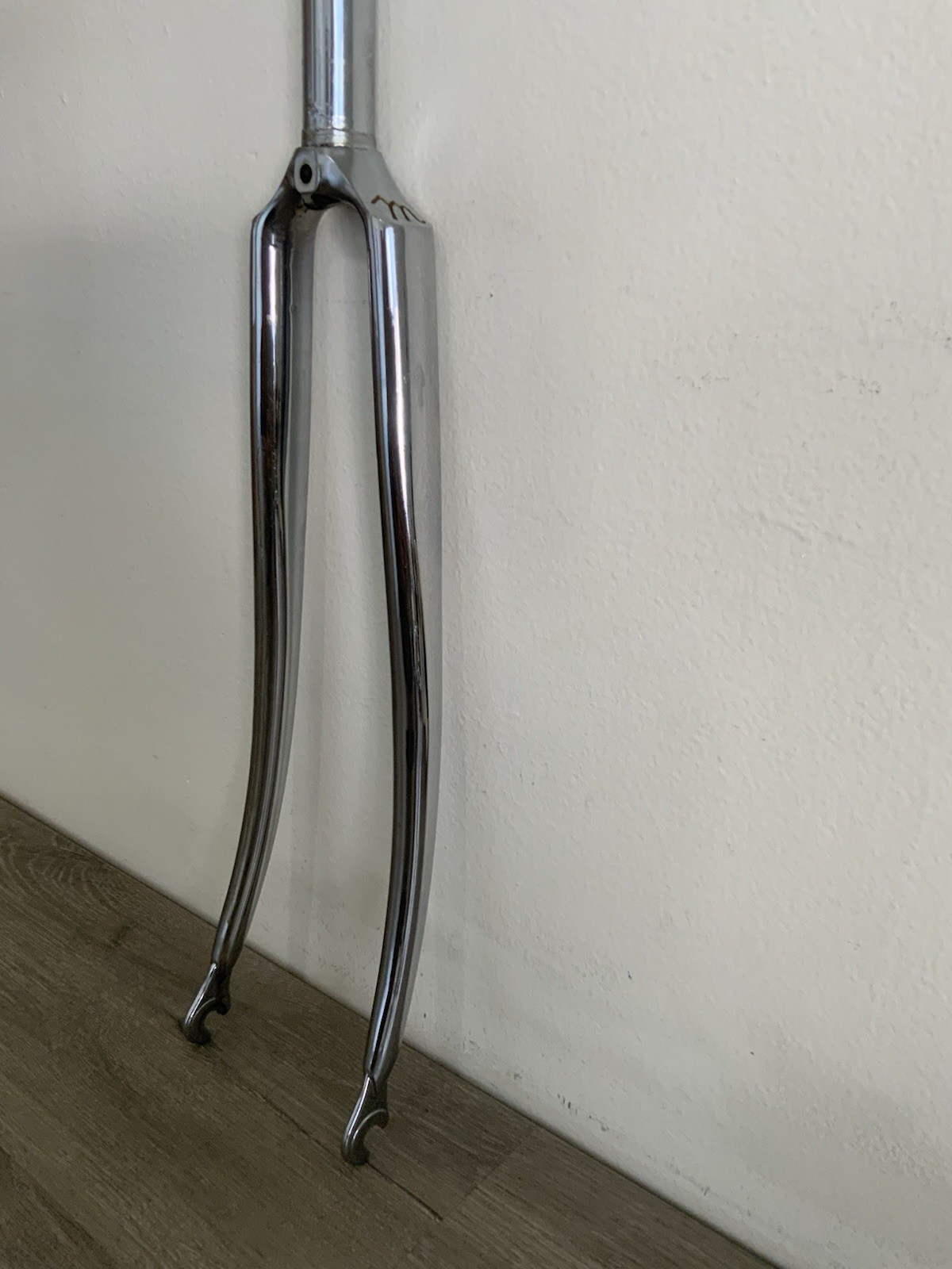 MERCIER FORK 700C ONE-INCH THREADED 225 MM STEERER BSA THREADS CHROME